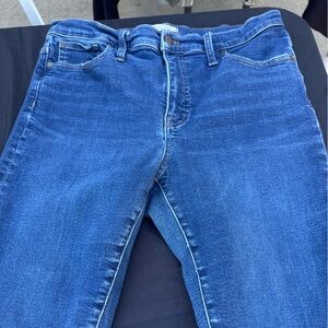 Madewell Women's Straight Leg Jeans in Deep Blue